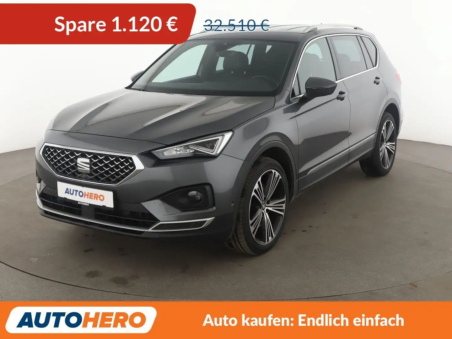SEAT Tarraco 2.0 TDI Xcellence 4Drive Aut.*NAVI*360°*ACC*AHK* Grau - 1