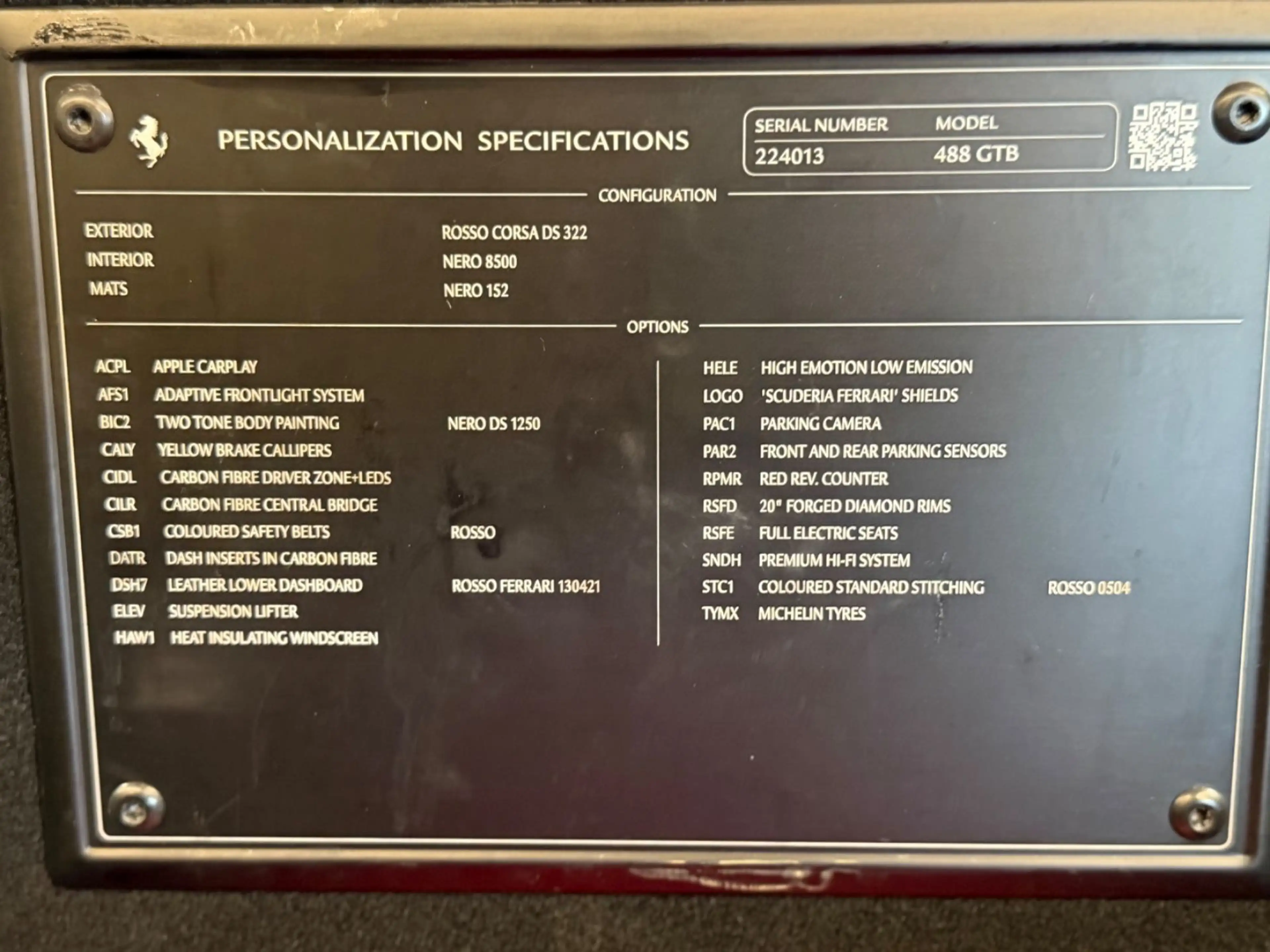 Ferrari 488 Approv Warranty 03/2027 Germ. Lift JBL — photo 14