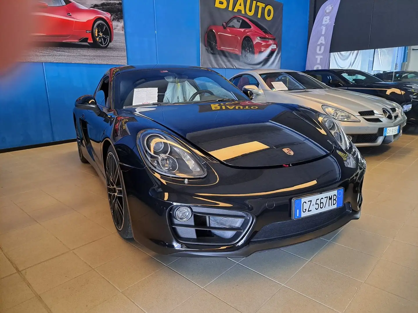 Porsche Cayman 981 2.7 275cv E6 *AUTOM* TOT.BLACK*20"*SCARICHI SP Noir - 1