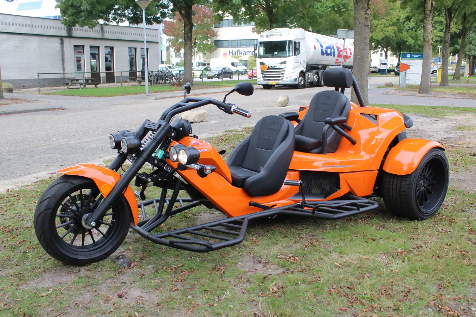 Rewaco RF1 RF-1 Pur Explorer Black-line first edition trike Oranje - 2