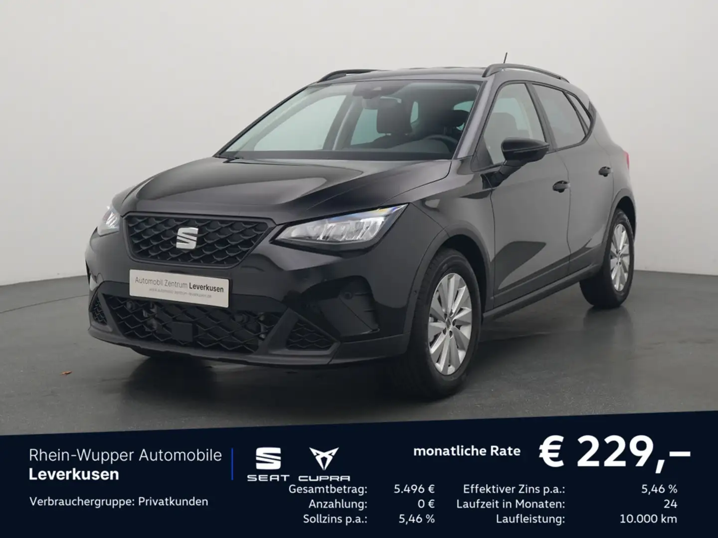 SEAT Arona 1.0 TSI Style NAVI AHK ACC FACEL. LED Noir - 1