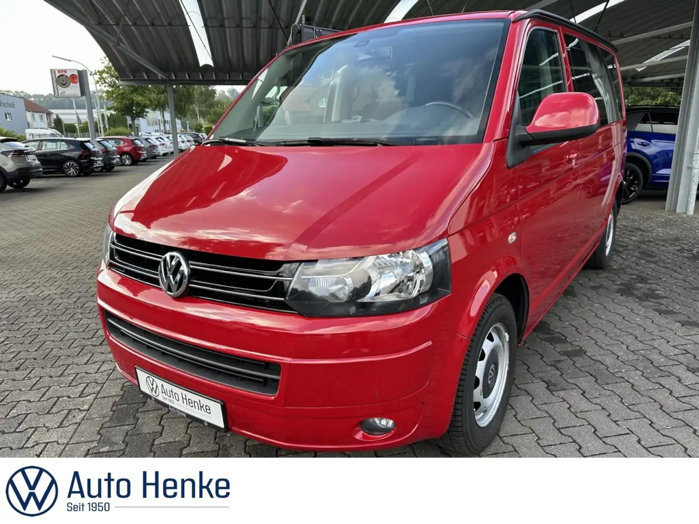 Volkswagen T5 2.0 TDI Multivan SPECIAL + TEMPOMAT Klima Rot - 1