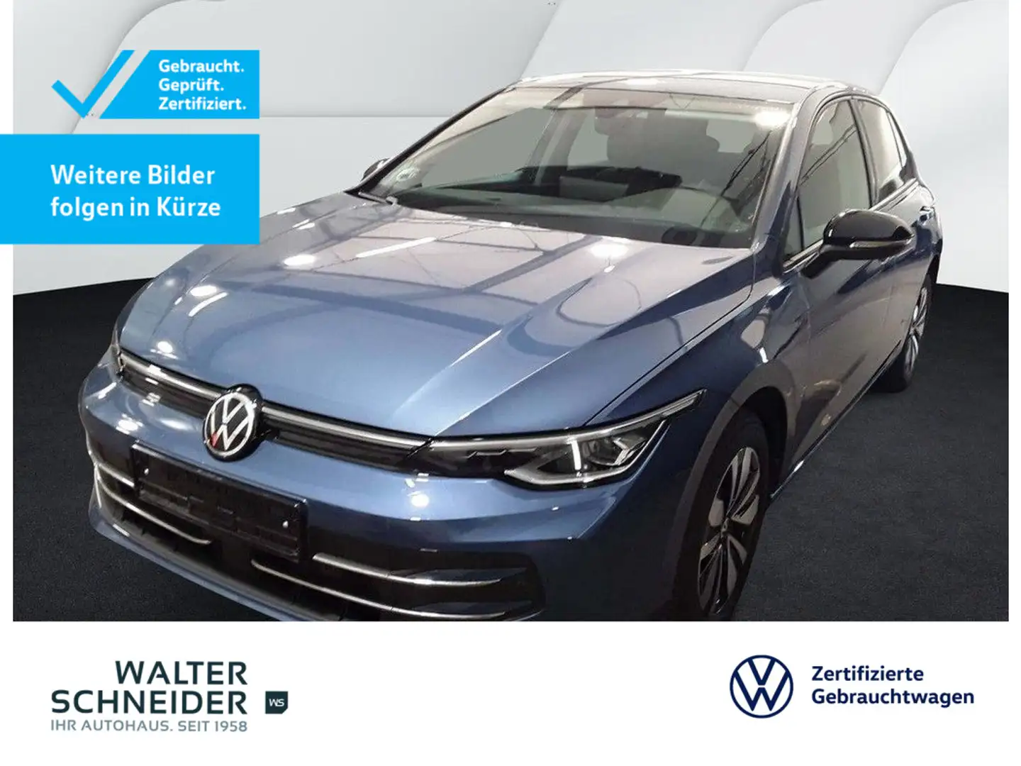 Volkswagen Golf 1.5 TSI Goal Navi LED AHK Blau - 1