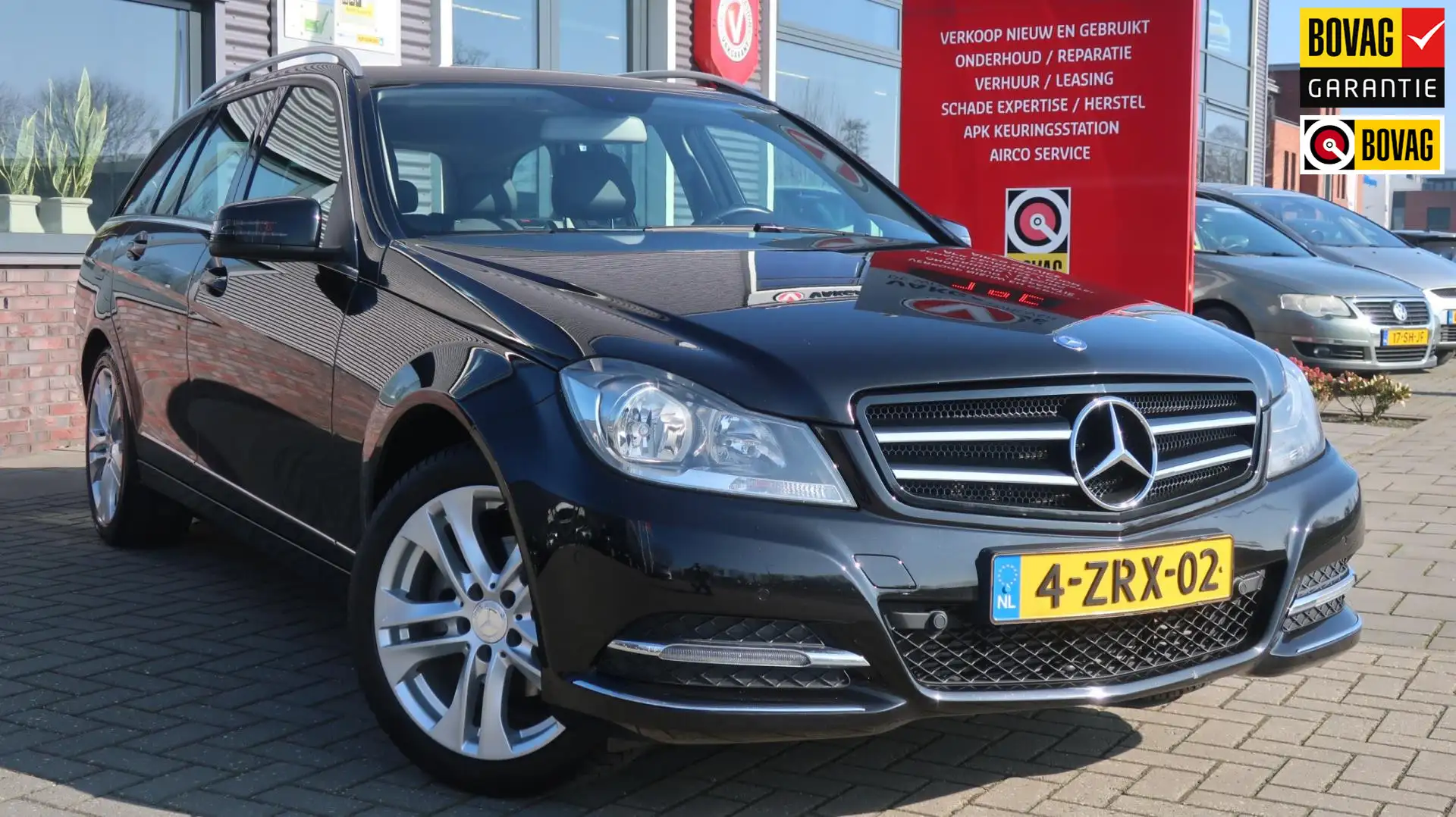 Mercedes-Benz C 180 Estate Ambition Avantgarde Edition C Airco / Navi Zwart - 1