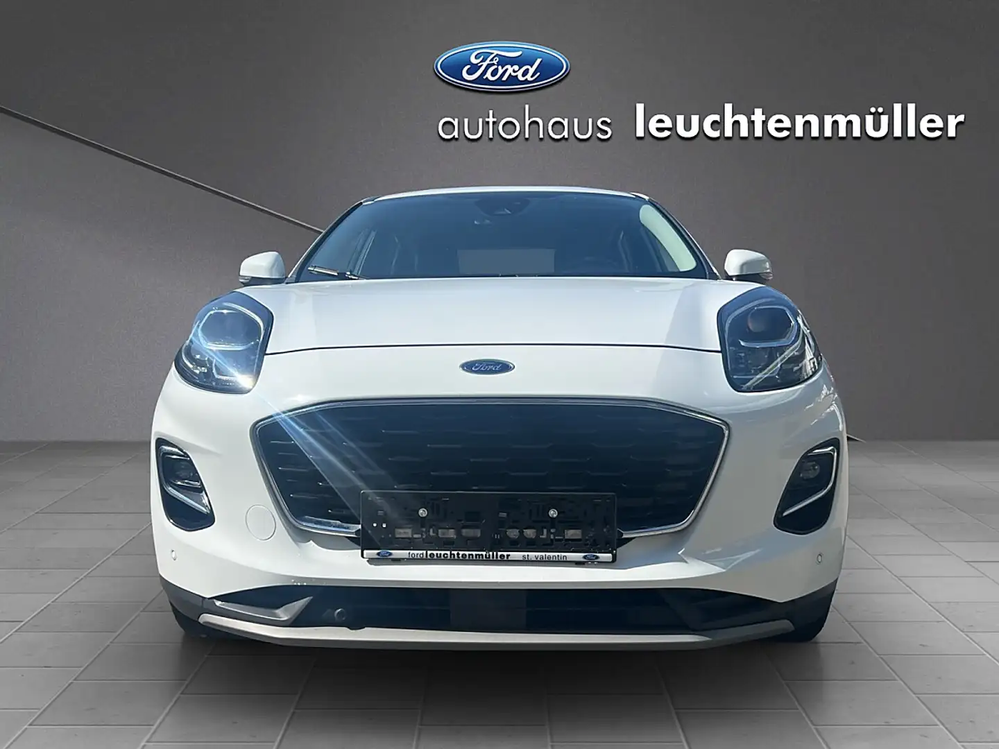 Ford Puma 1,0 EcoBoost Hybrid Titanium Weiß - 2