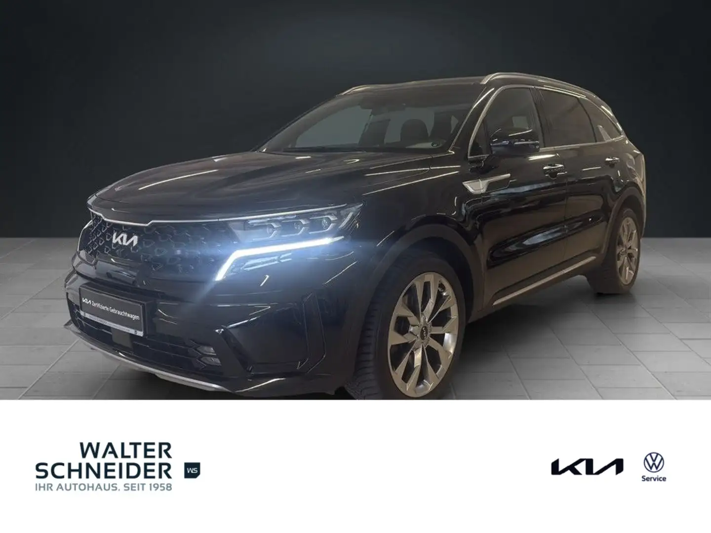 Kia Sorento 2.2 CRDI Platinum 4WD DCT 8 Navi Pano 7- Zwart - 1