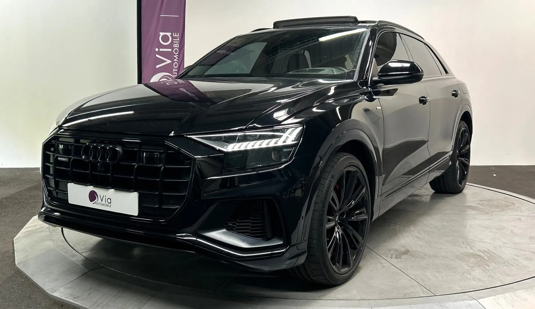 Audi Q8 60 TFSI e 462 Tiptronic 8 Quattro Competition S Line / Caméra AV et AR/ Sièges électriques / Toit Ouvrant Zwart - 1