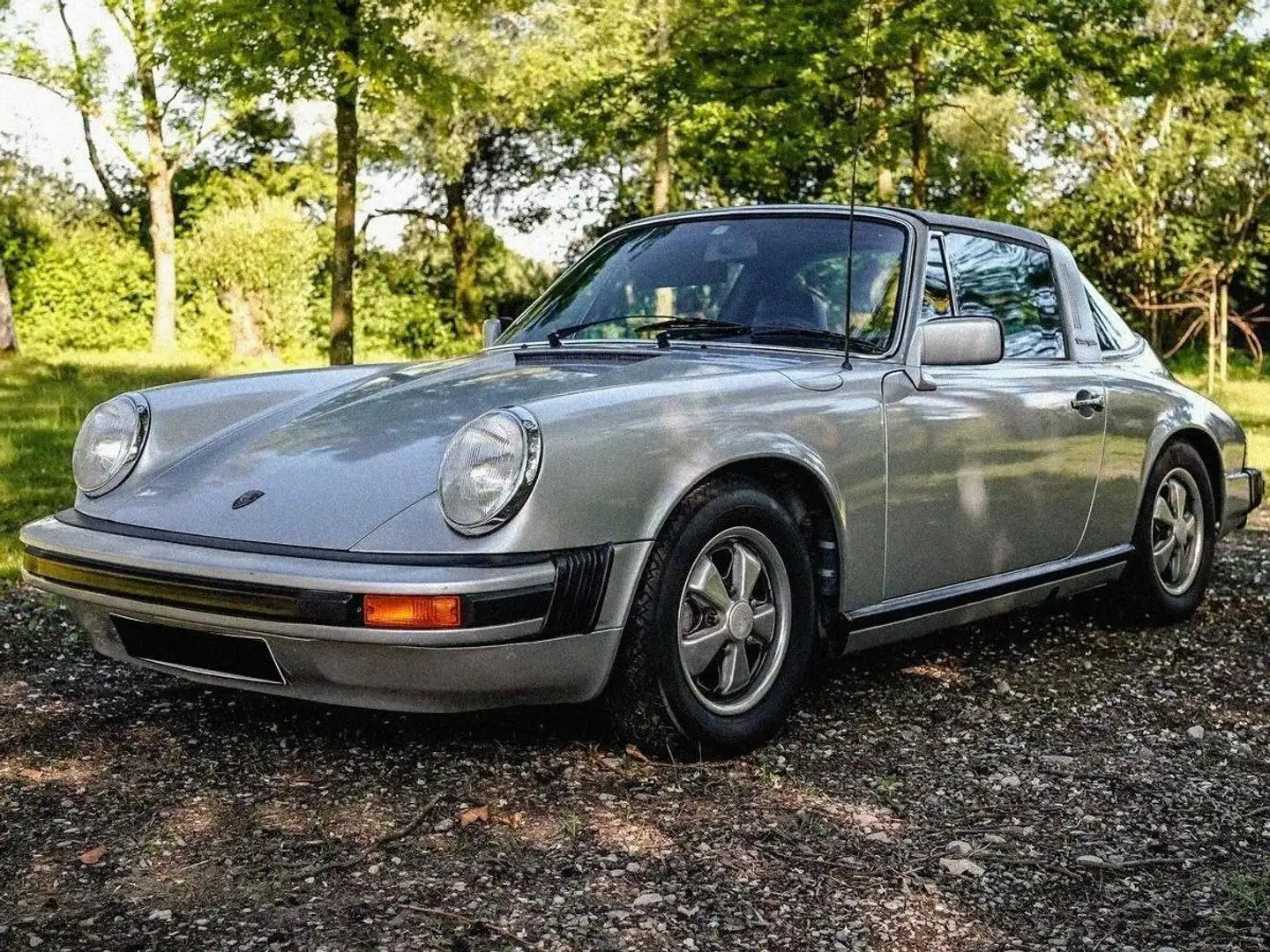 Porsche 911 911S Targa Silber - 1