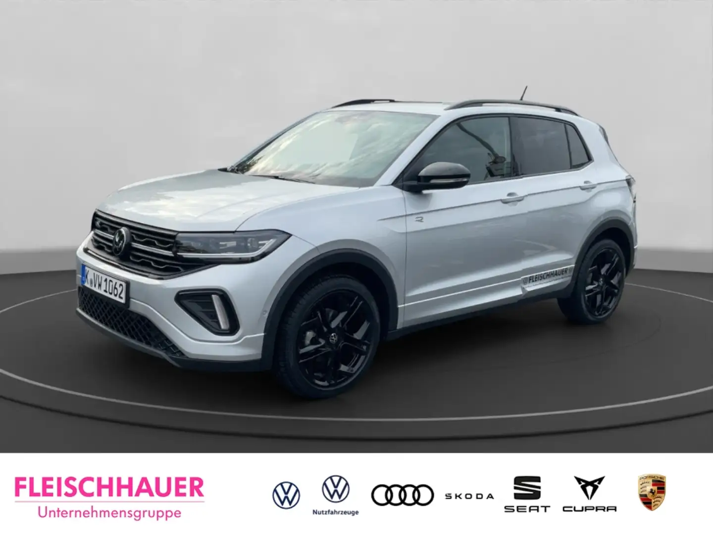 Volkswagen T-Cross R-Line 1.5 TSI Sportpaket AHK-abnehmbar Navi Digit Silber - 1