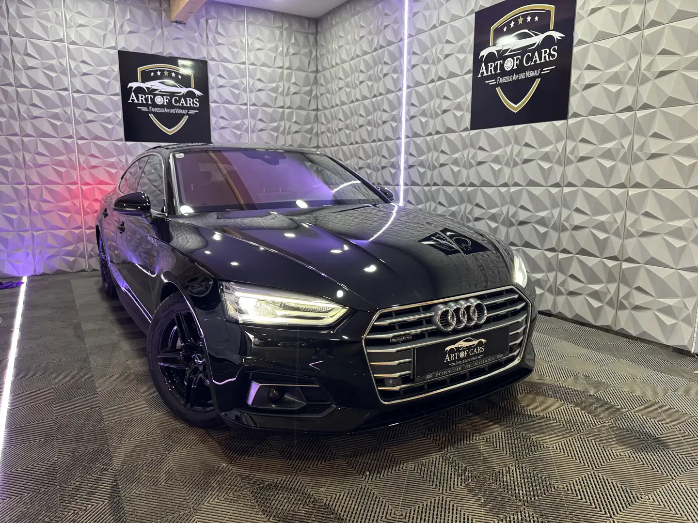 Audi A5 Quattro 3xS-Line/Virtual/LED/ Ab 251€ im Monat Schwarz - 2