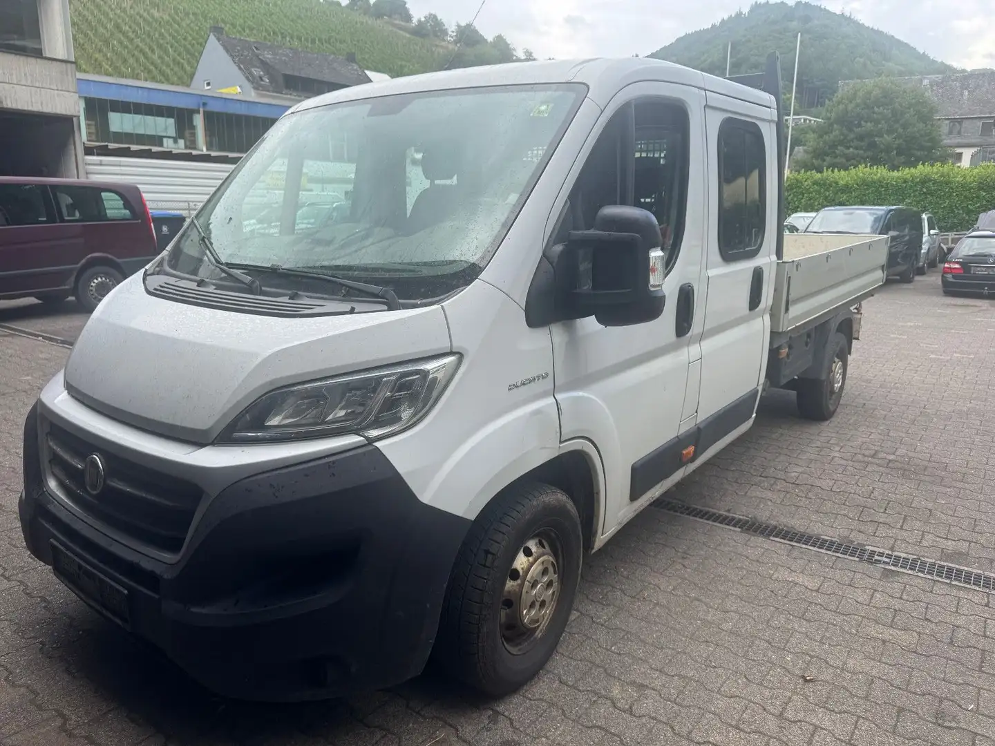 Fiat Ducato Pritsche Doka 35 130 L4 Weiß - 1