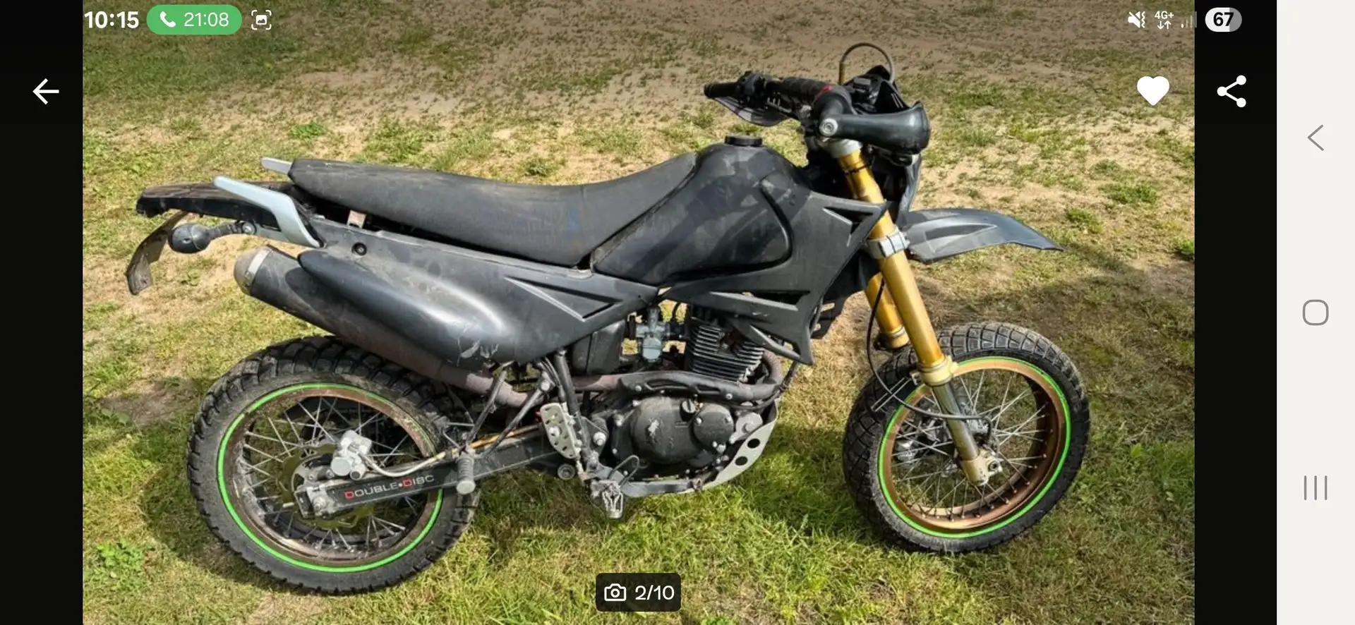 Kreidler Supermoto 125 Černá - 2