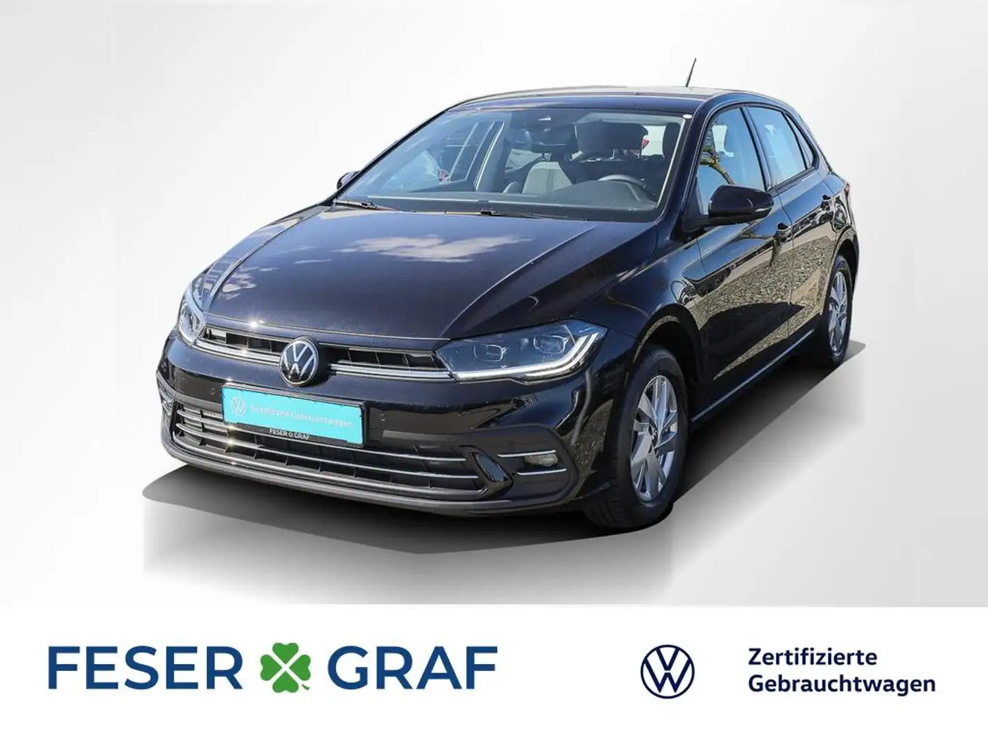 Volkswagen Polo 1.0 TSI Style DSG Matrix Navi PDC Sitzh. Schwarz - 1