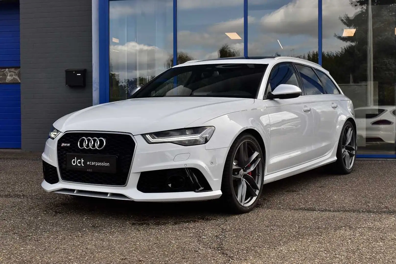 Audi RS6 Rear Axle MATRIX AirSuspen HeadUp BOSE ACC Weiß - 1