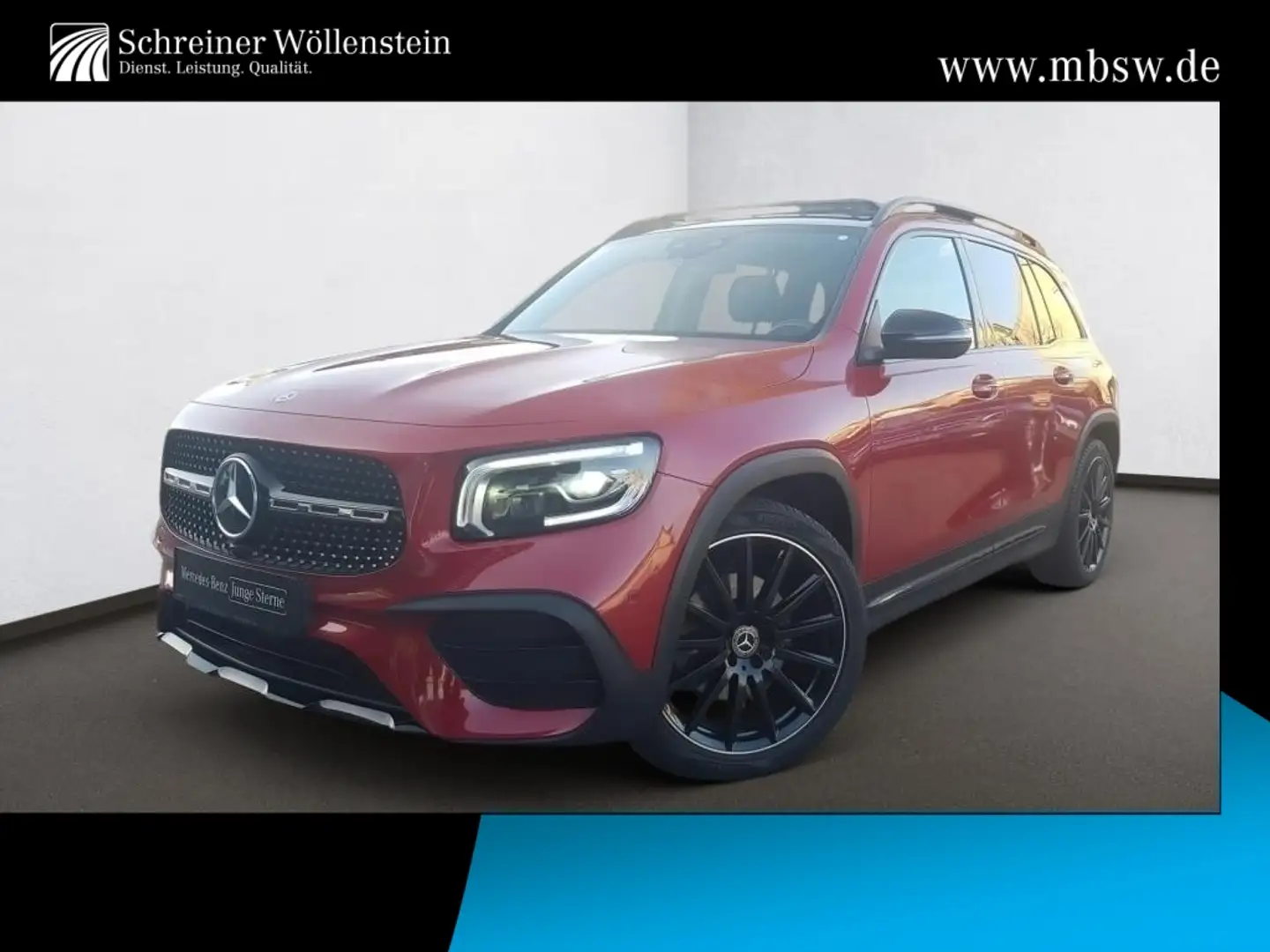 Mercedes-Benz GLB 250 4MATIC AMG*Night*Ambi*MBUX*Mbeam*AR*Pano Rot - 1