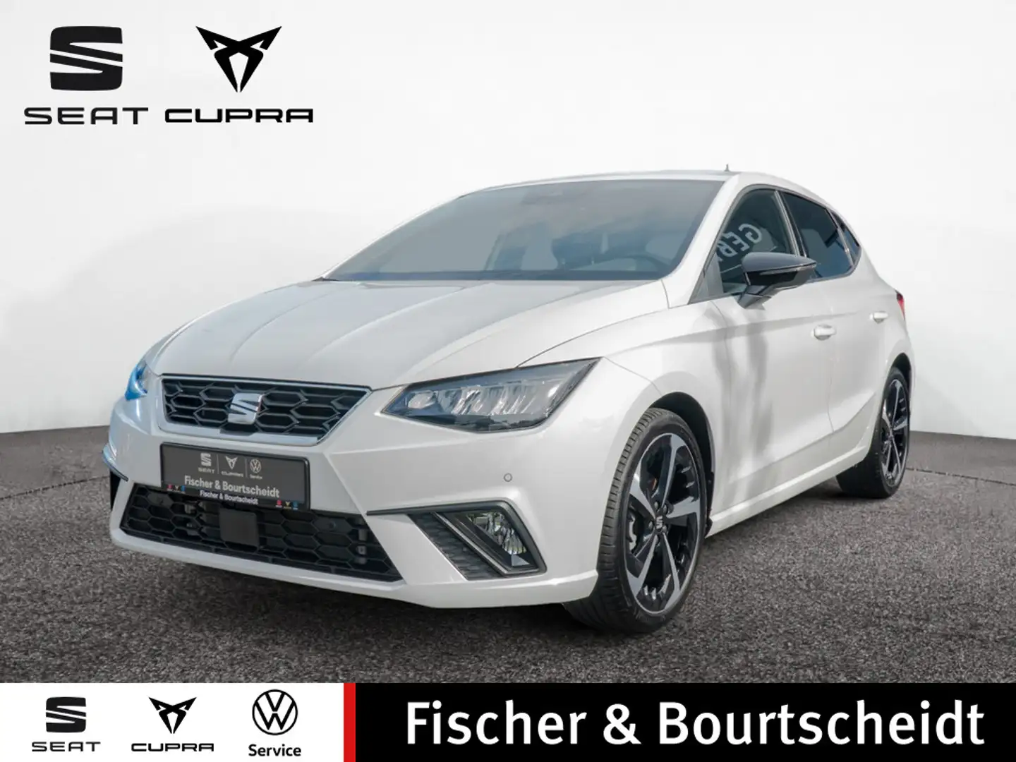 SEAT Ibiza 1.0 TSI FR DSG KAMERA LED SHZ APP ACC Weiß - 1