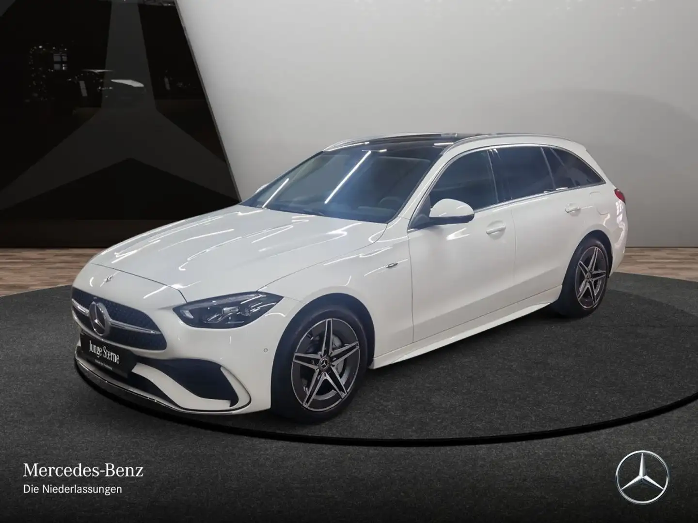 Mercedes-Benz C 300 de T AMG+PANO+LED+KAMERA+TOTW+KEYLESS+9G Weiß - 2