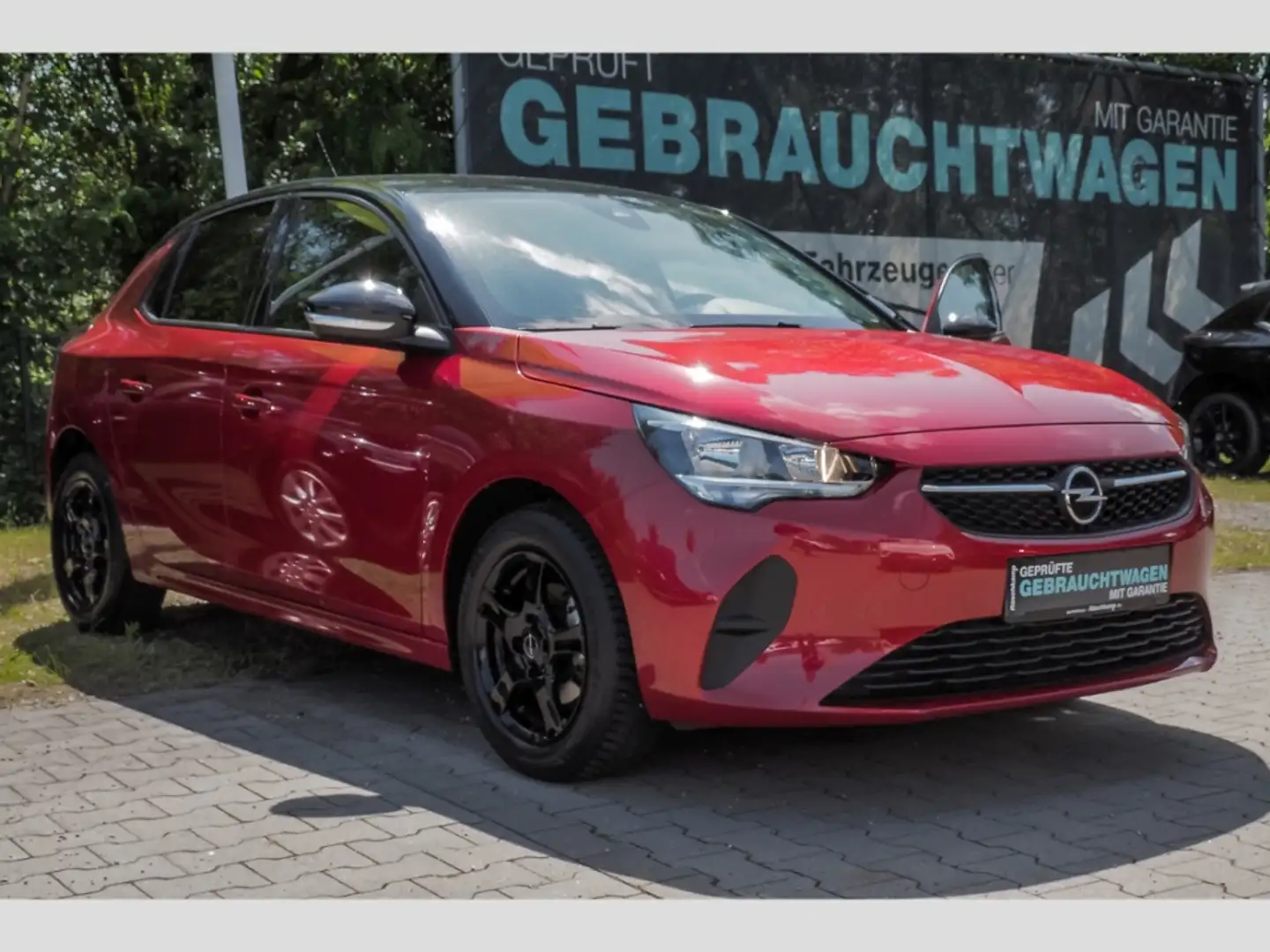 Opel Corsa F Edition 1.2 Klima PDC RückKam Alu Temp. Allwette Rouge - 2