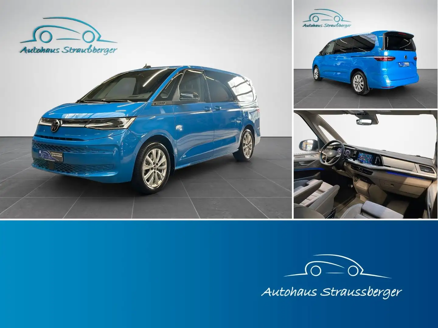 Volkswagen T7 Multivan Life lang LÜ ACC AHK H&K HuD Pano Albastru - 1