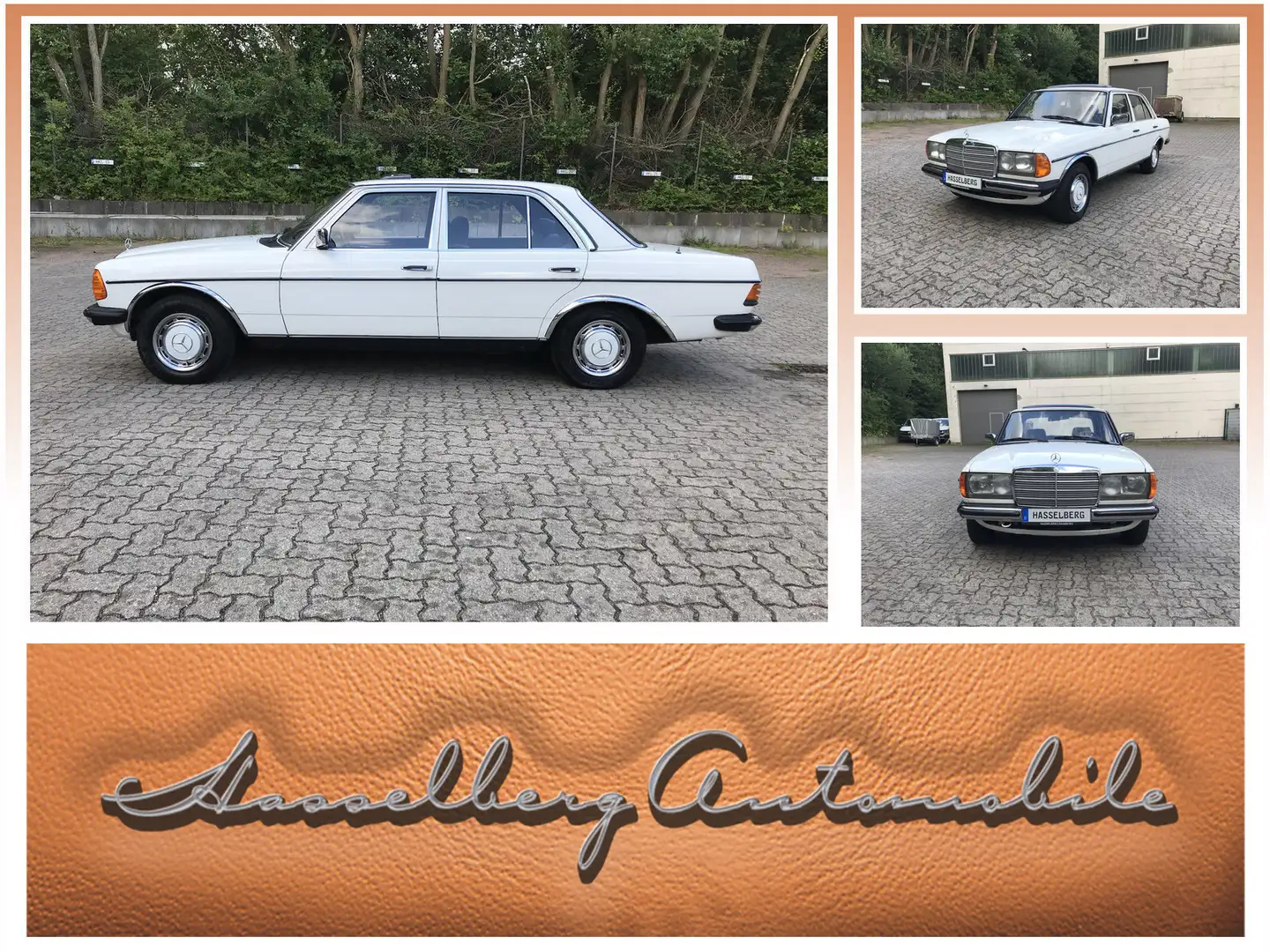 Mercedes-Benz 230 W123 EXTRAS Mike Sanders TÜV Service neu Weiß - 1