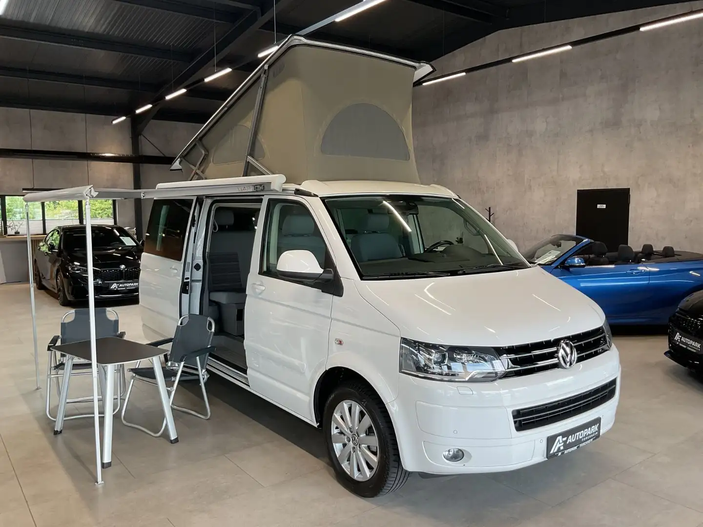 Volkswagen T5 California 4M AHK Kamera Küche Markise Xenon Weiß - 1