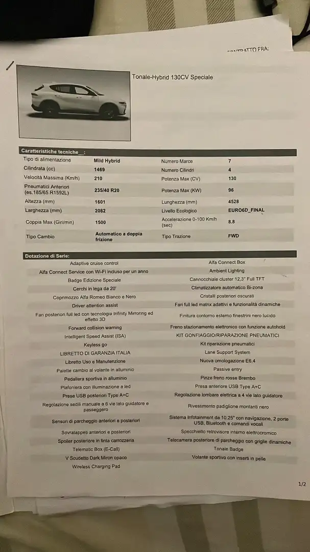 Alfa Romeo Tonale speciale - 2
