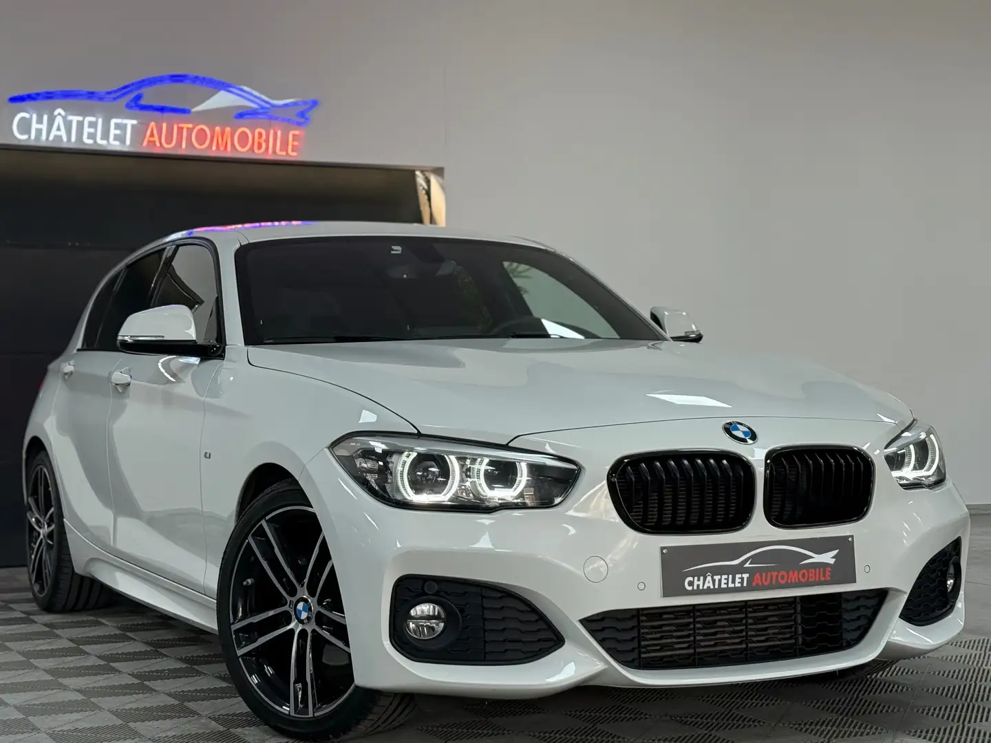 BMW 118 118i//PACK-M//SHADOW-LINE//LED//GARANTIE Wit - 1