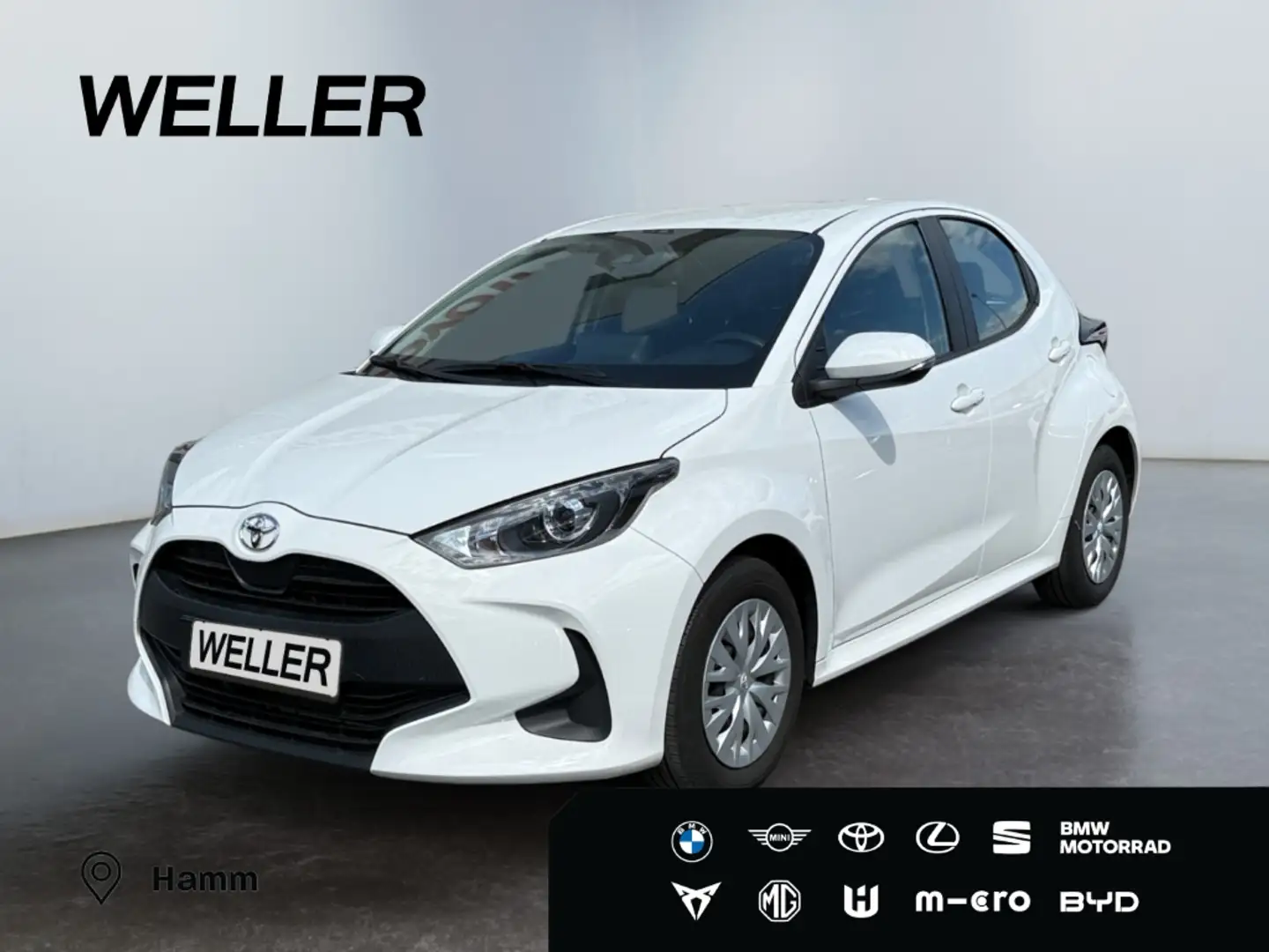 Toyota Yaris 1.0 Comfort *ACC*CAM*CarPlay*Spurhalteass* Wit - 1