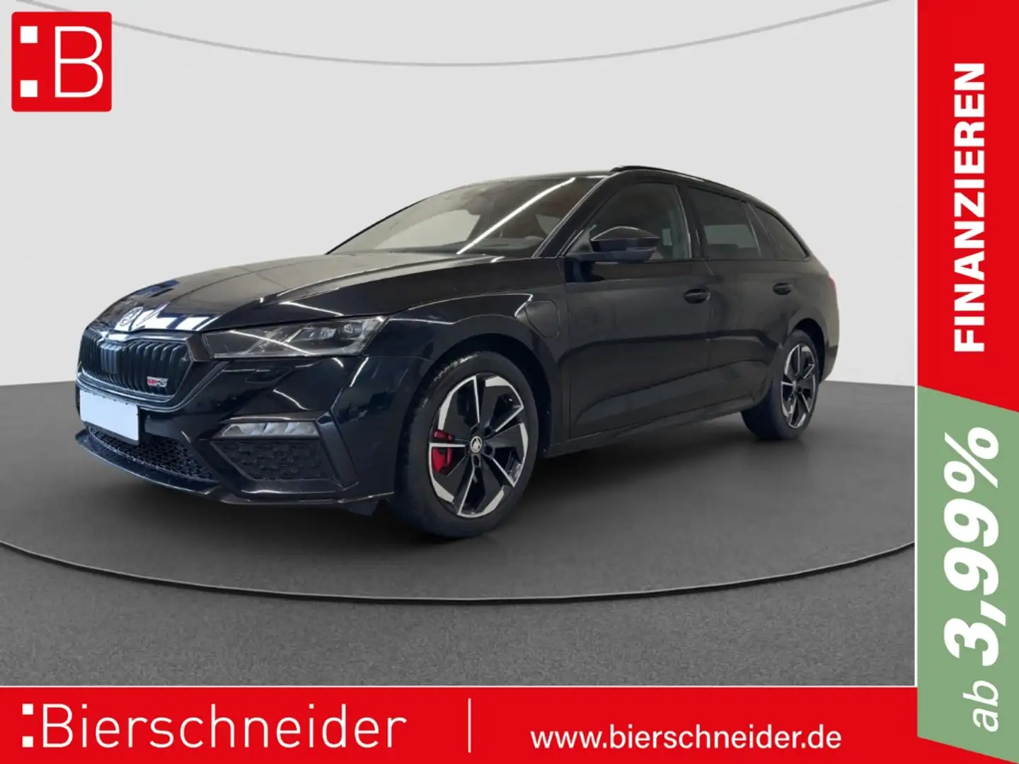 Skoda Octavia Combi 1.4 eHybrid DSG RS iV REAR VIEW LED UP Schwarz - 1