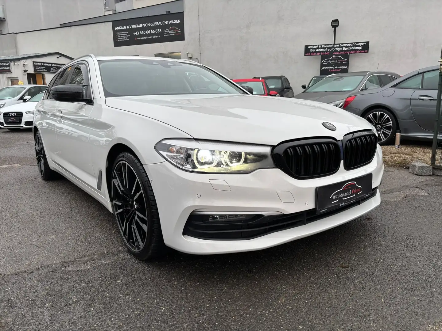 BMW 525 d Touring Autom. 1a super Zustand Pickerl 10/26 Weiß - 1