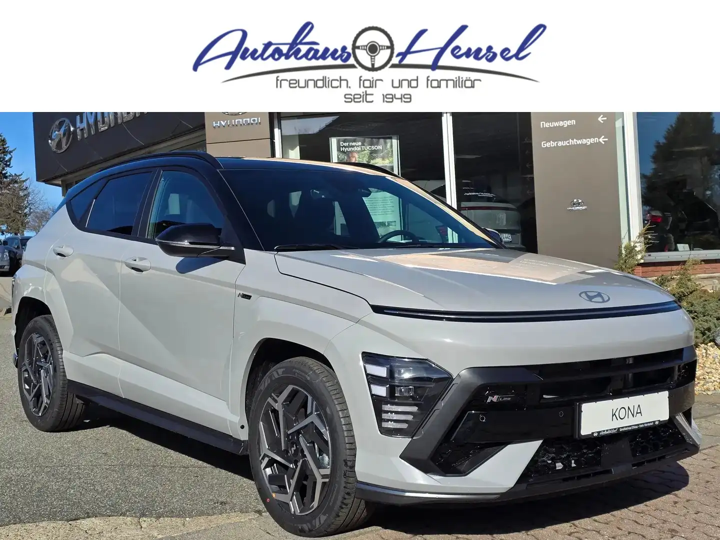 Hyundai KONA 1.6 T-GDi N-Line Bose Sound Voll-LED Kamera PDC Gris - 1
