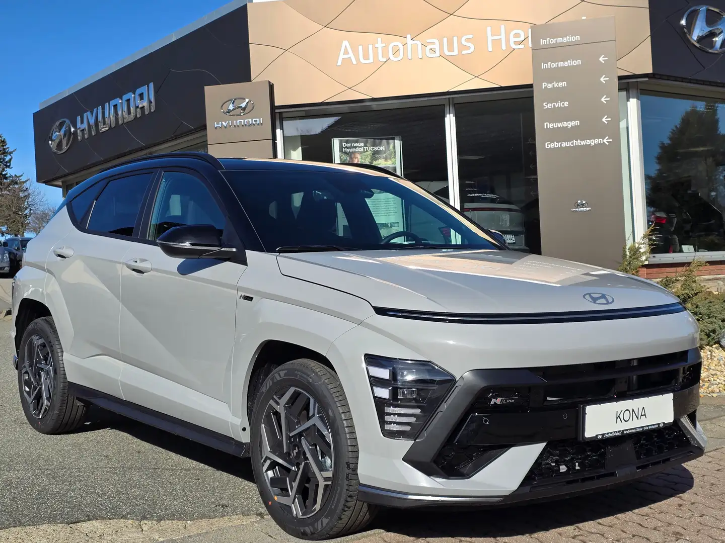 Hyundai KONA 1.6 T-GDi N-Line Bose Sound Voll-LED Kamera PDC Gris - 2