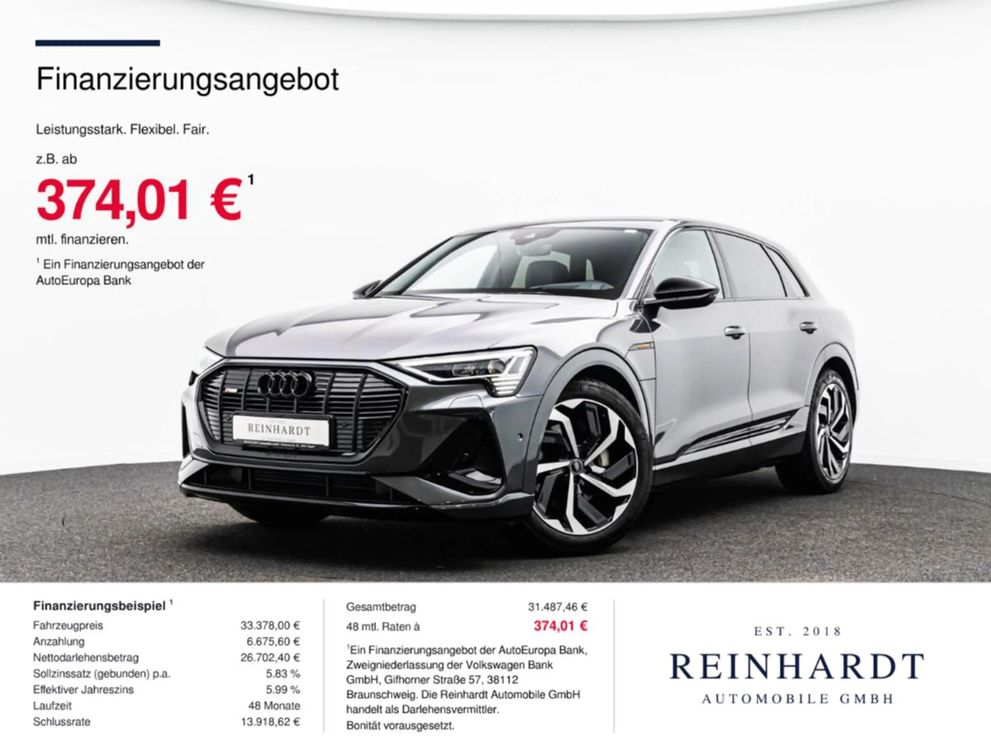 Audi e-tron 50 2x S LINE ACC/HuD/PANO/B&O/B&O/KAMERA