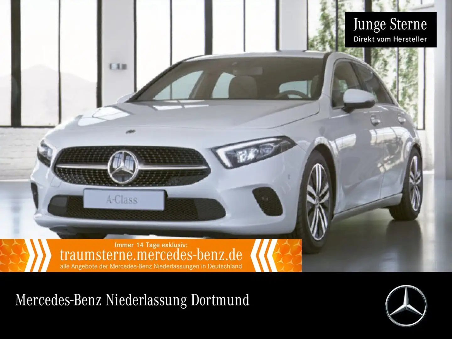 Mercedes-Benz A 180 PROGRESSIVE+LED+KAMERA Blanc - 1