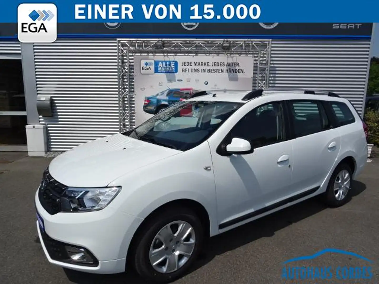 Dacia Logan MCV SCe 75 LAUREATE KLIMA*RADIO*BTH*EFH*TEMPOMAT*P Weiß - 1