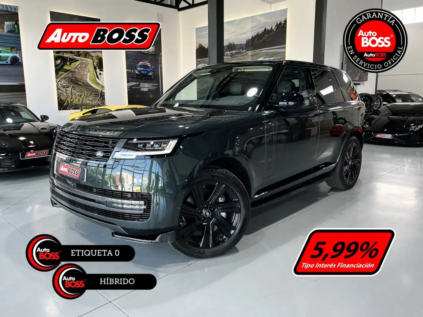 Land Rover Range Rover 3.0 Si6 PHEV HSE LWB AWD Aut. 460 Grün - 1