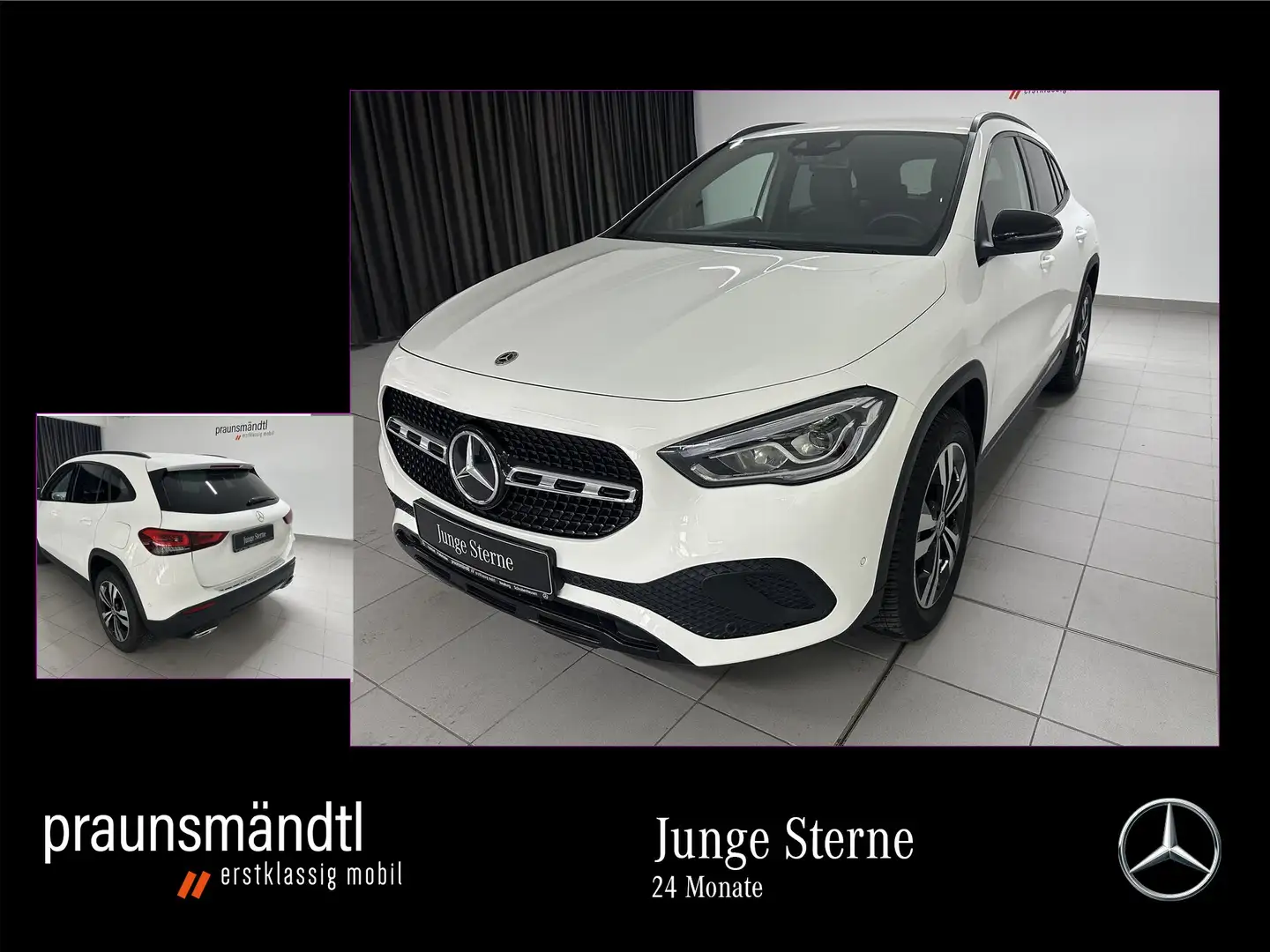 Mercedes-Benz GLA 200 Progressive Night MBUX/AHK/Tot/Amb/eleHe Blanc - 1