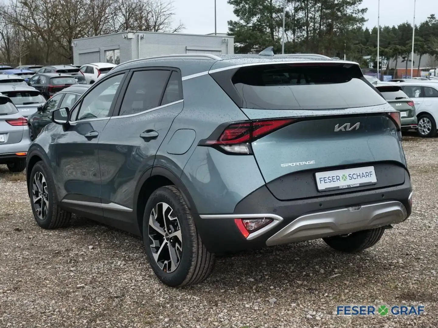 Kia Sportage 1.6T 48V 2WD DCT ULTIMATE LEDER Grijs - 2