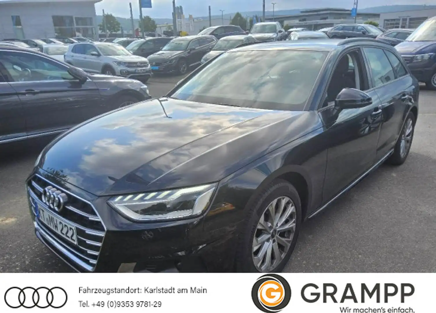 Audi A4 40 TDI quattro advanced S-tronic +AHK+ Negro - 1