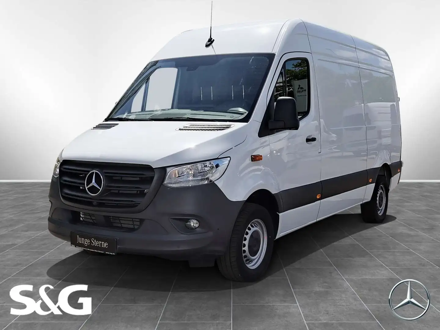 Mercedes-Benz Sprinter 317 CDI Kasten L2H2 KAMERA 360° SITZHZ. Weiß - 1