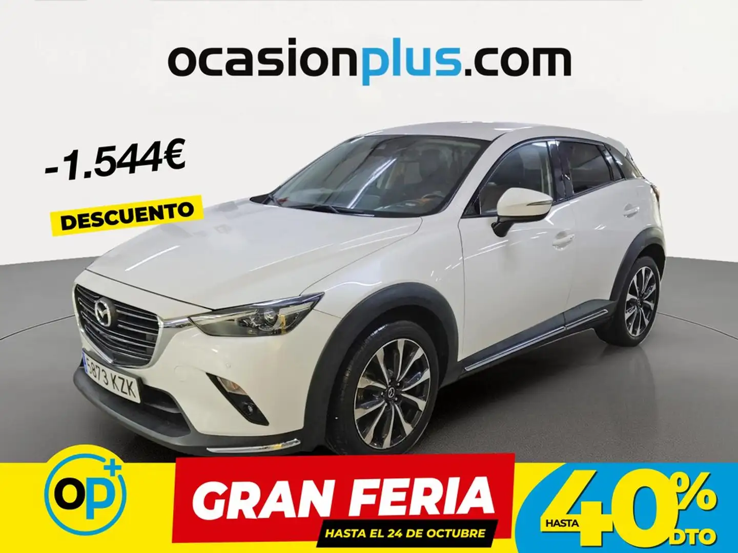Mazda CX-3 2.0 Skyactiv-G Zenith 2WD Aut. 89kW Blanco - 1