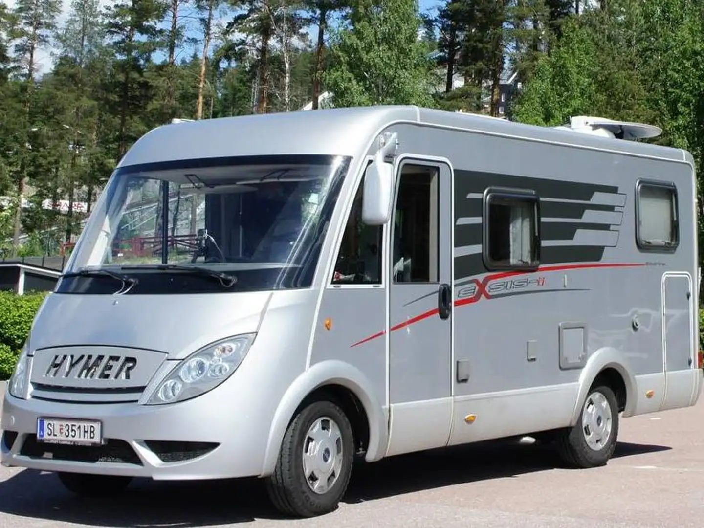 Ford Transit Wohnmobil Hymer Exsis 1 Grau - 1