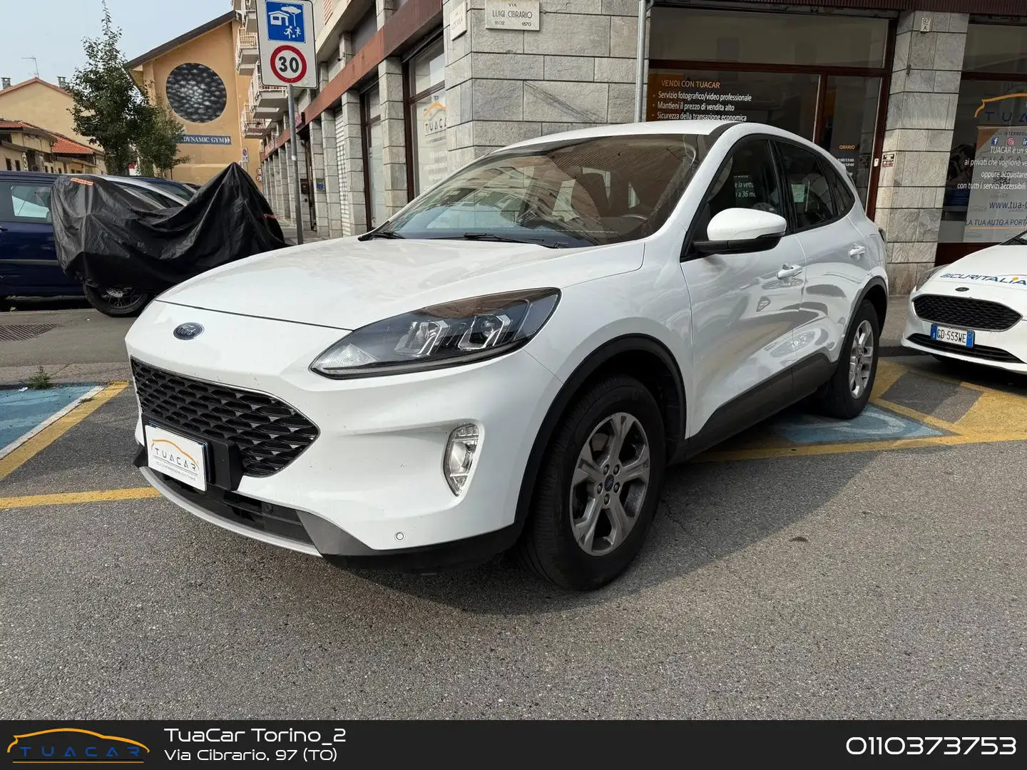 Ford Kuga 1.5 EcoBlue Connect 2wd 120cv Blanc - 1
