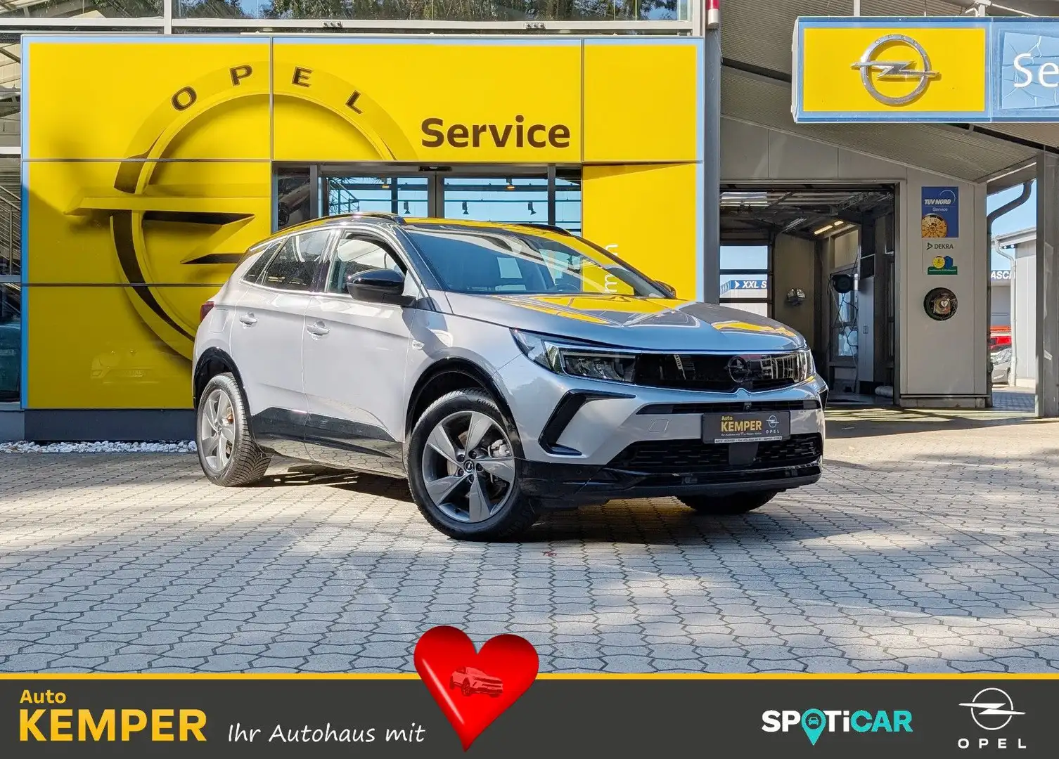 Opel Grandland X Grandland 1.6 Hybrid GS *ACC*Kamera*Navi* Gris - 1