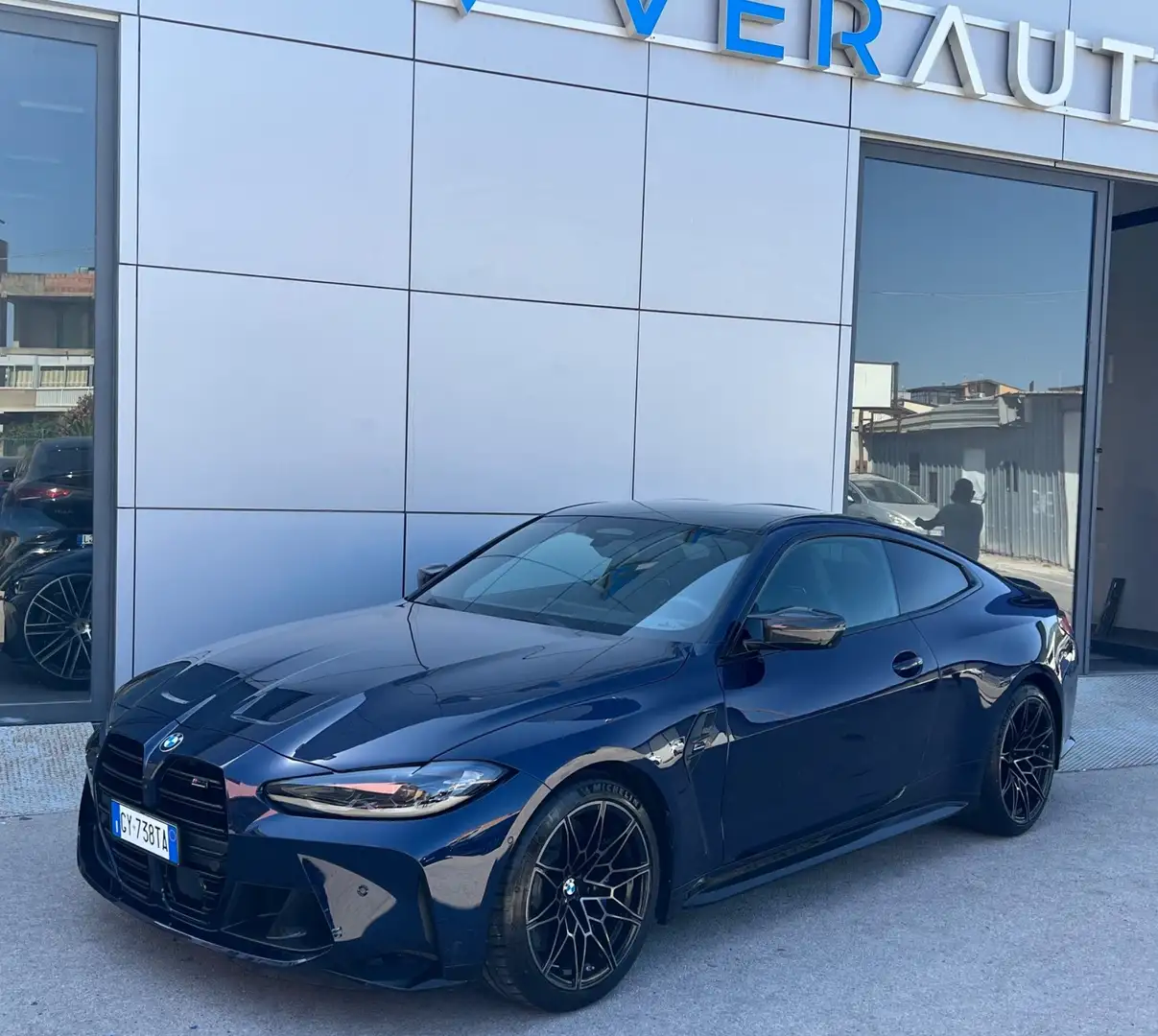 BMW M4 Competition possibilità noleggio no scoring Blauw - 1