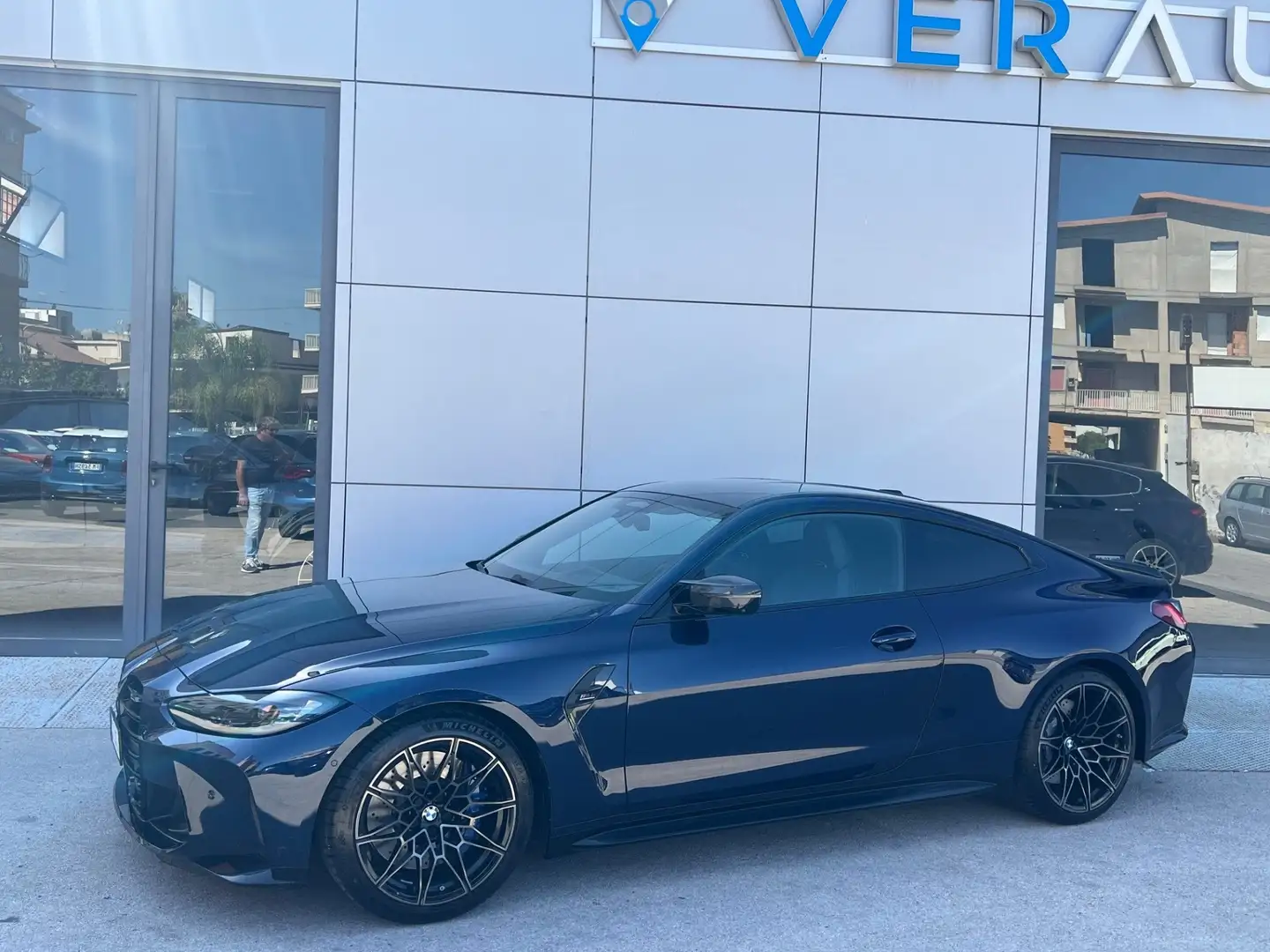 BMW M4 Competition possibilità noleggio no scoring Blauw - 2