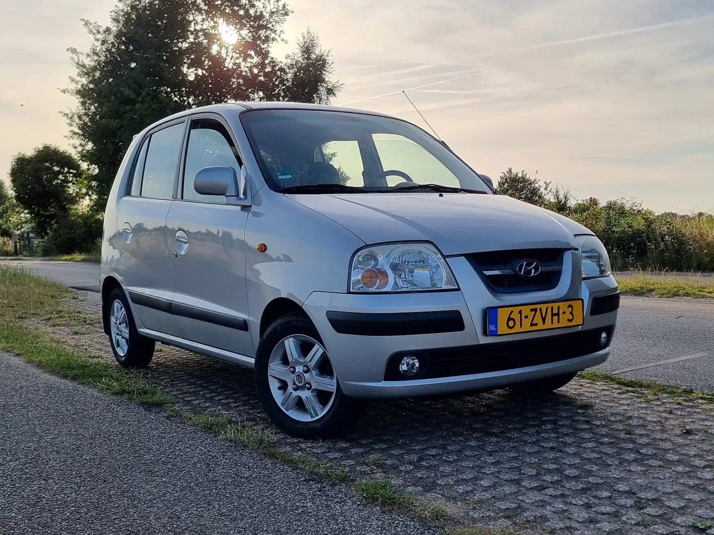 Hyundai Atos 1,1Benzine/2006/AUTOMAAT/Nieuw APK07-2026/Trekhaak Grijs - 1