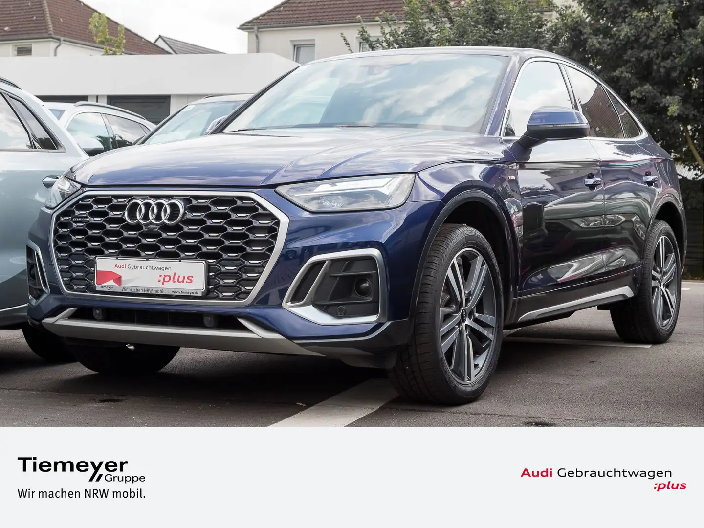 Audi Q5 40 TDI Q 2x S LINE LM20 KAMERA NAVI Blau - 1