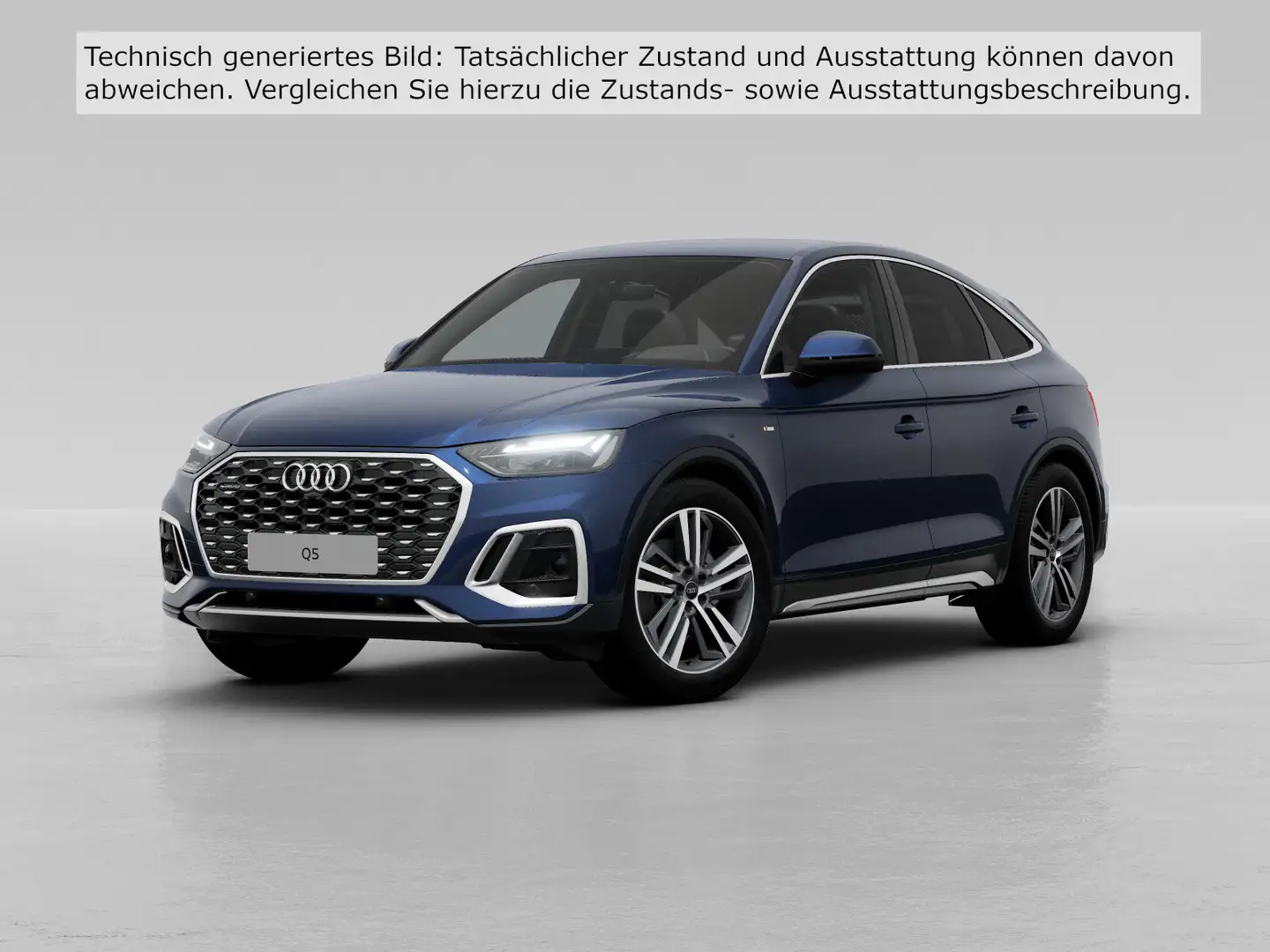 Audi Q5 40 TDI 2x S LINE LM20 KAMERA NAVI+ Blau - 2