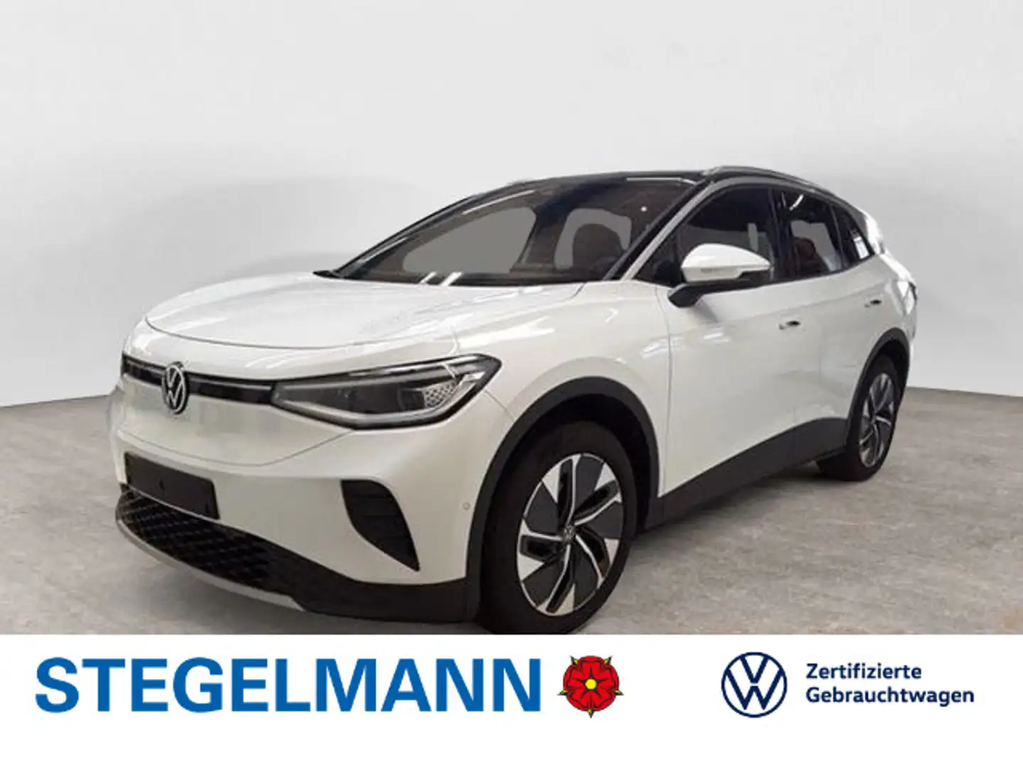Volkswagen ID.4 Pure 125kW/52kWh *Pano*+3J.Garantie*Kamera* Weiß - 1